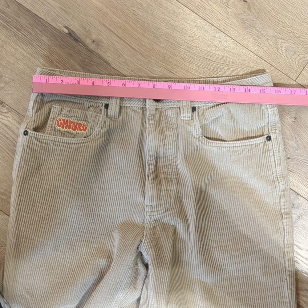 Empyre Corduroy Skate Relaxed Fit Tan Pants Men's Size 28 - Picture 4 of 11